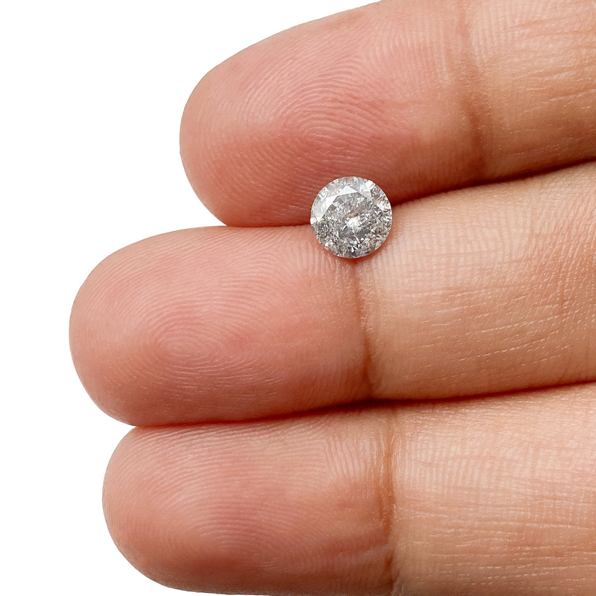 0.71ct | Rustic  Round Shape Brilliant Cut Diamond - Modern Rustic Diamond