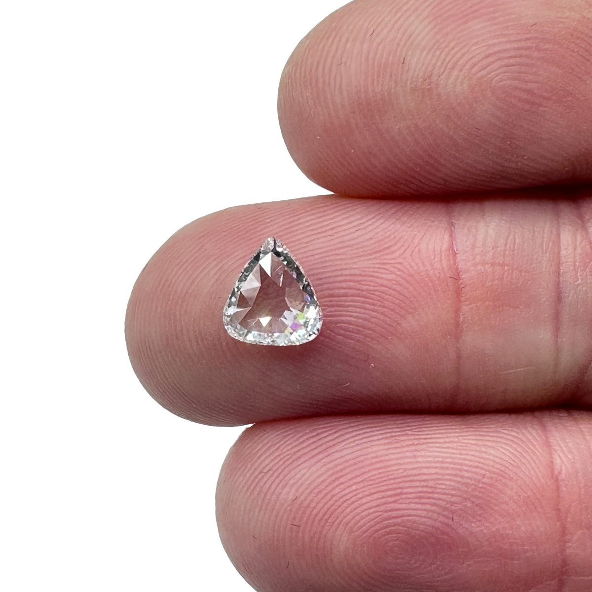 1.16ct | E/VS1 Pear Shape Rose Cut Diamond (GIA) - Modern Rustic Diamond