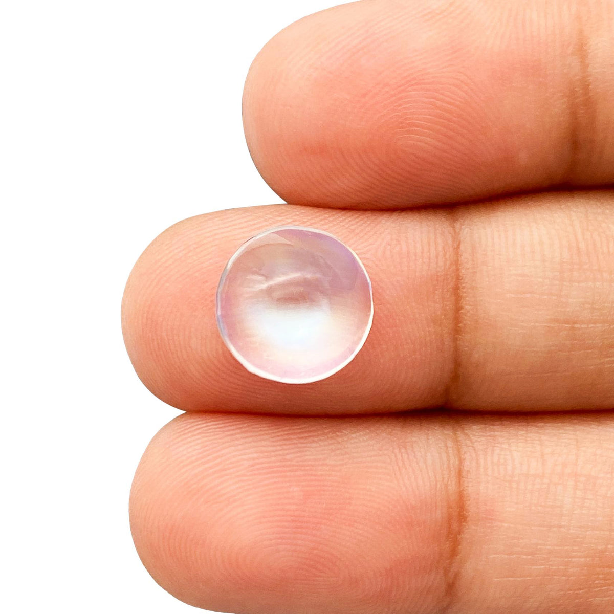 2.98ct |  Round Shape  Moonstone - Modern Rustic Diamond