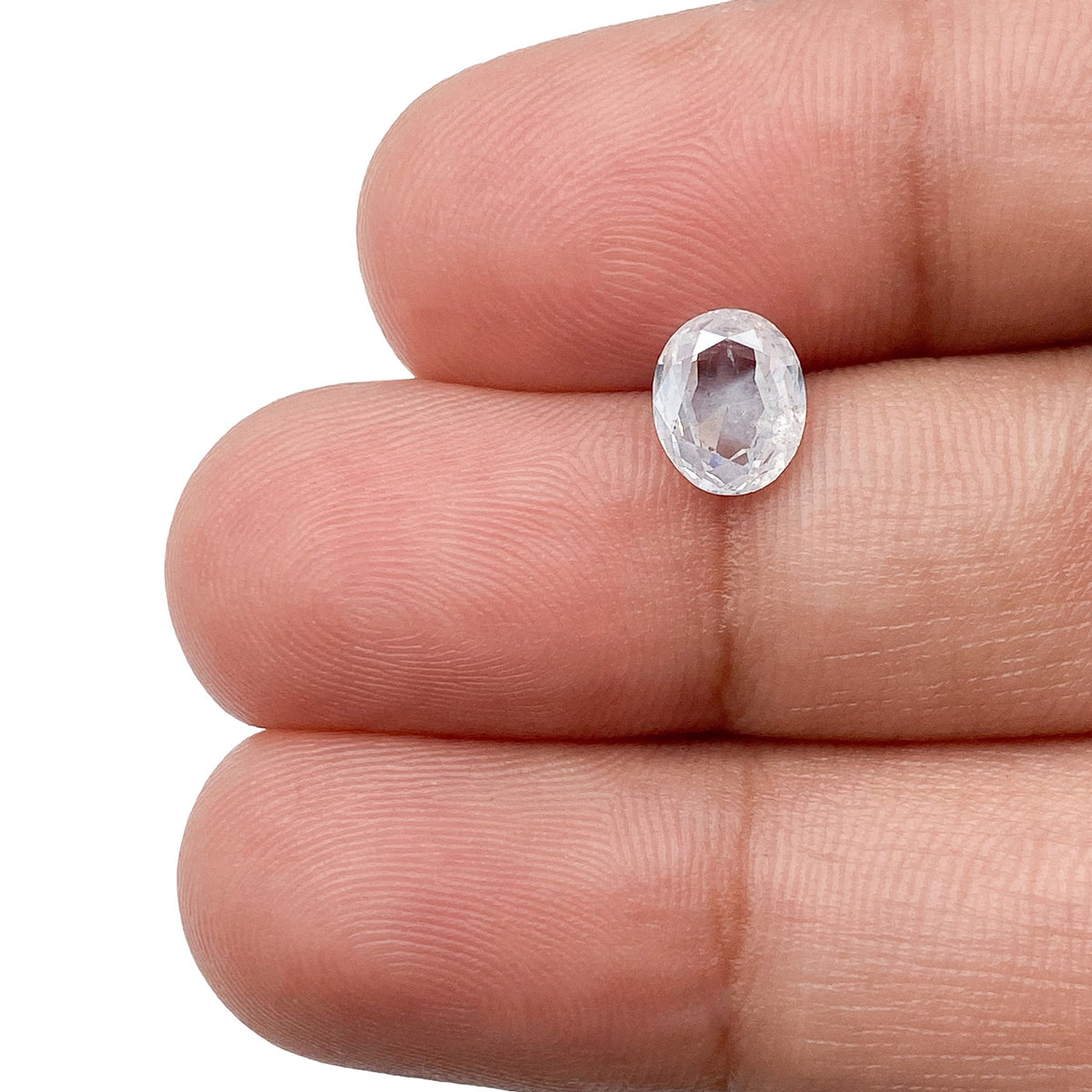 0.99ct | Salt &amp; Pepper Oval Shape Rose Cut Diamond - Modern Rustic Diamond