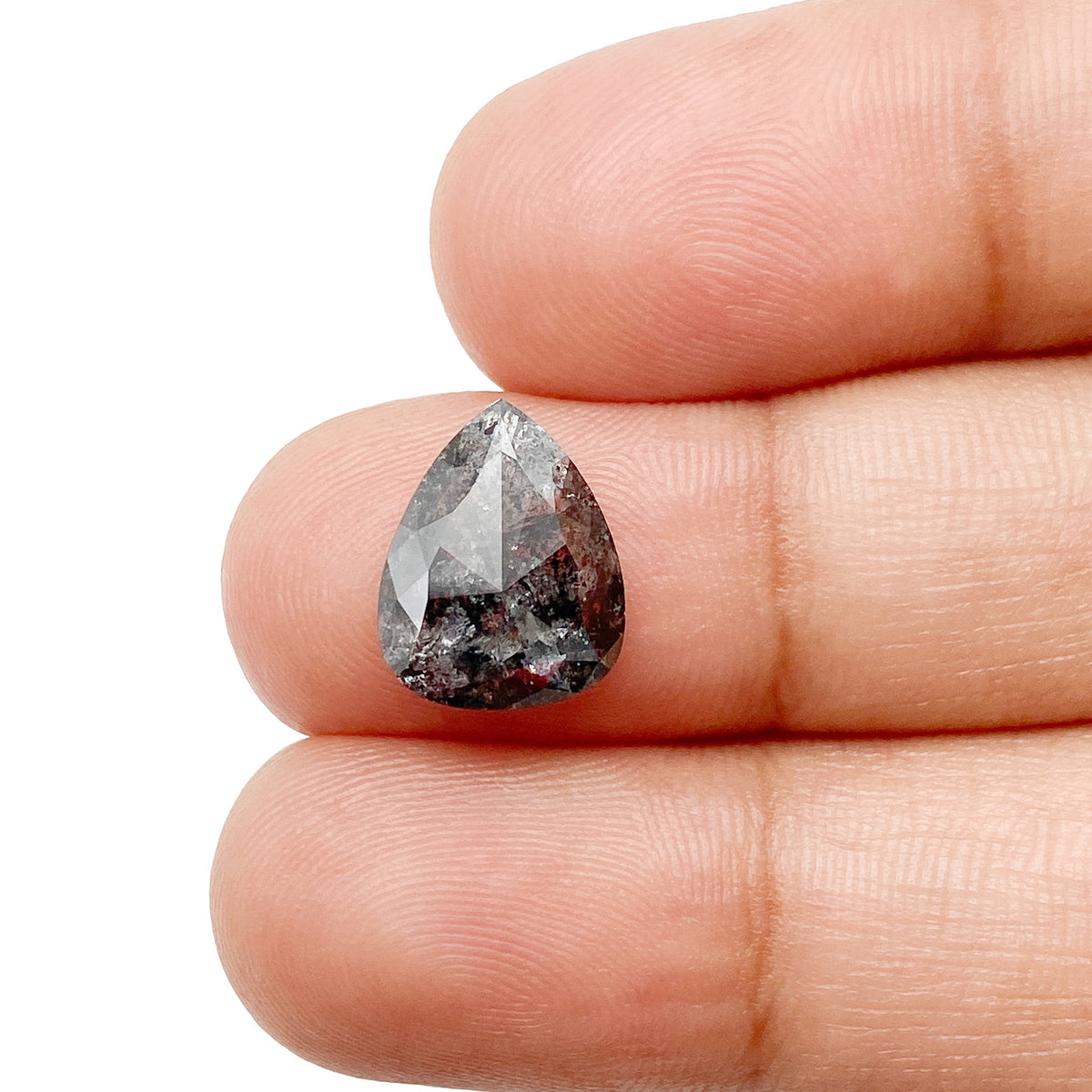 2.64ct | Rustic  Pear Shape Brilliant Cut Diamond - Modern Rustic Diamond