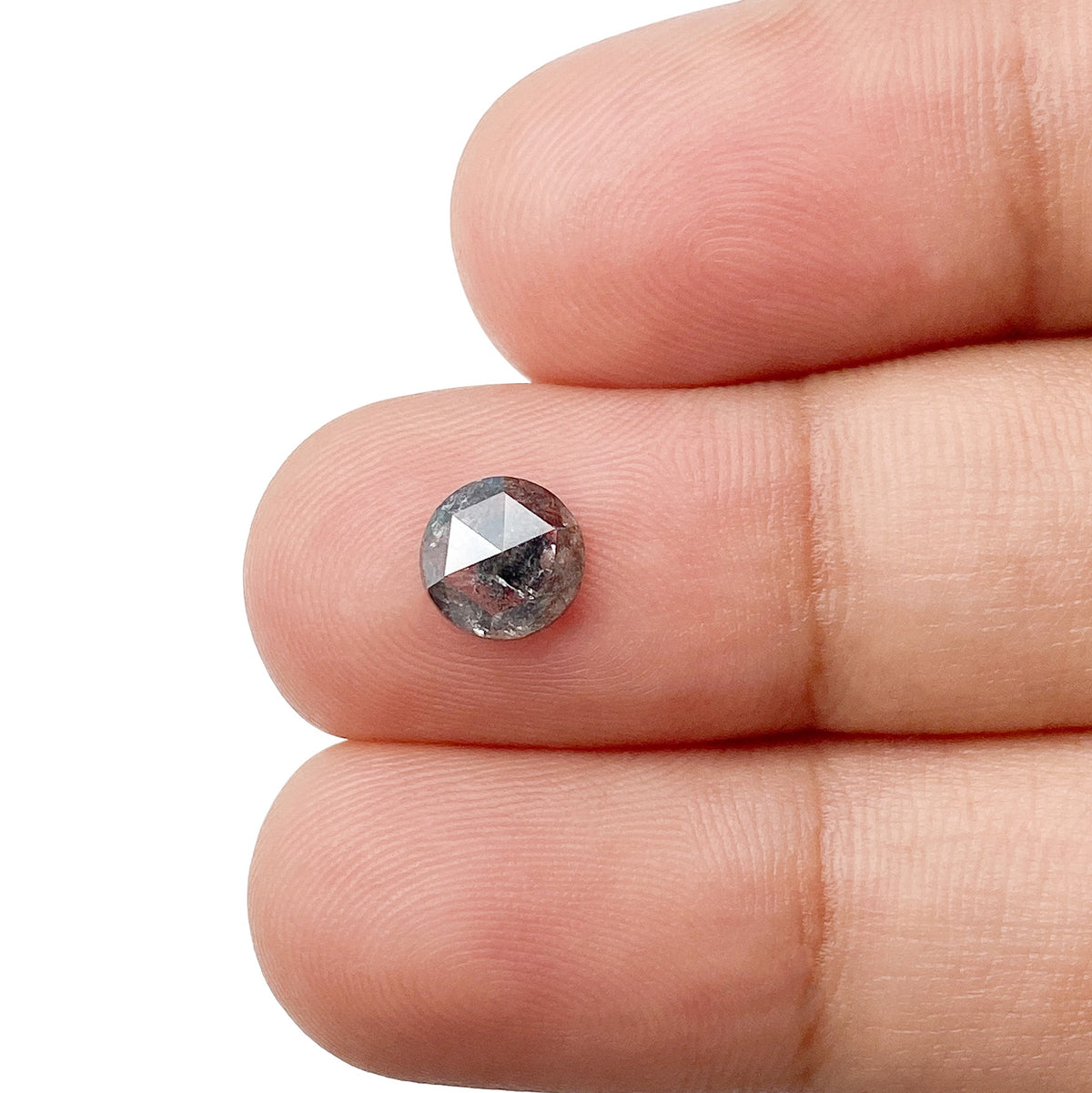0.69ct | Rustic  Round Shape Rose Cut Diamond - Modern Rustic Diamond
