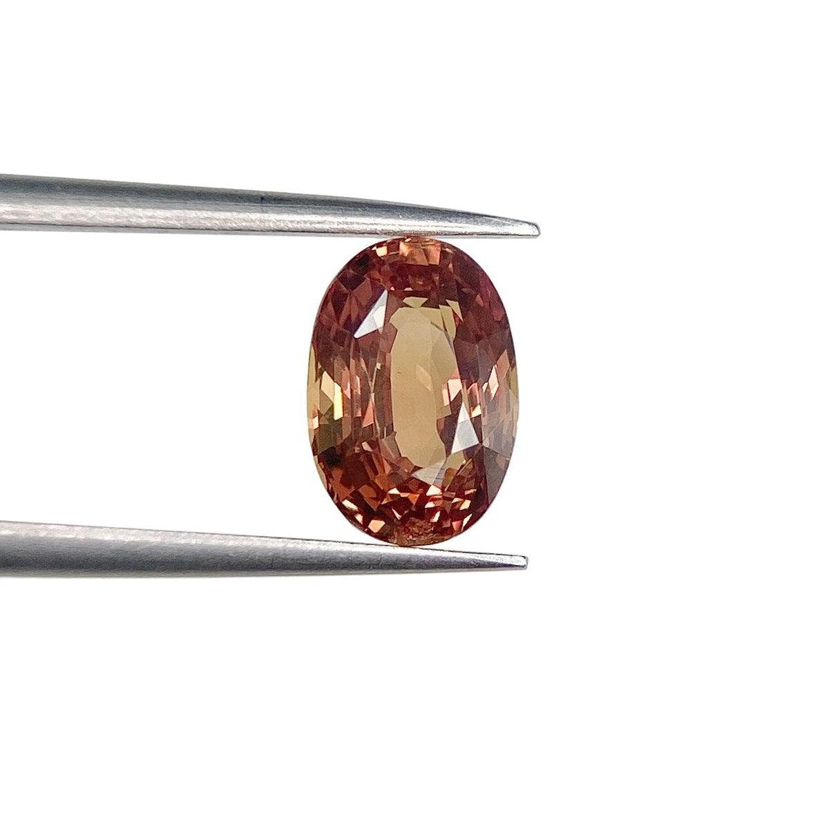 2.59ct | Brilliant Cut Oval Shape Brown Sapphire-Modern Rustic Diamond