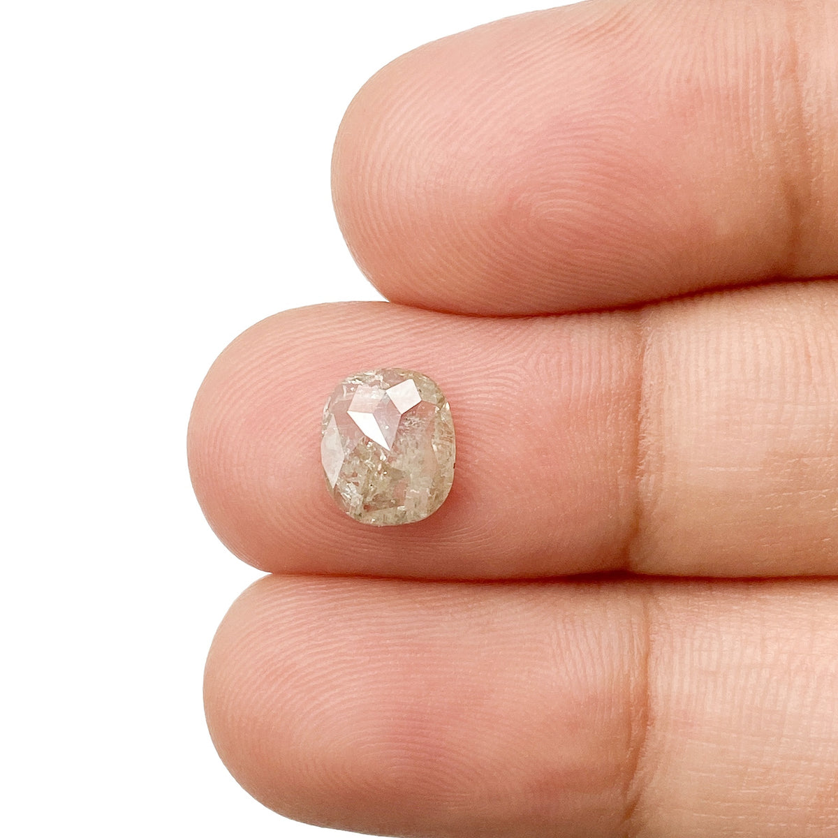 1.09ct | Rustic  Cushion Shape Rose Cut Diamond - Modern Rustic Diamond