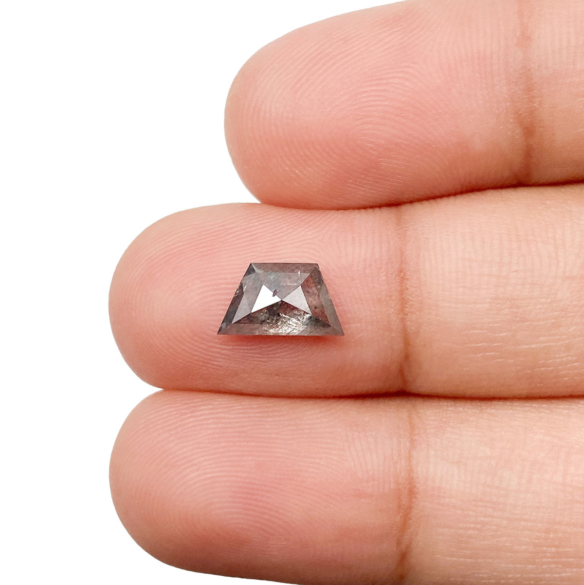 1.18ct | Rustic Trapezoid Shape Rose Cut Diamond - Modern Rustic Diamond