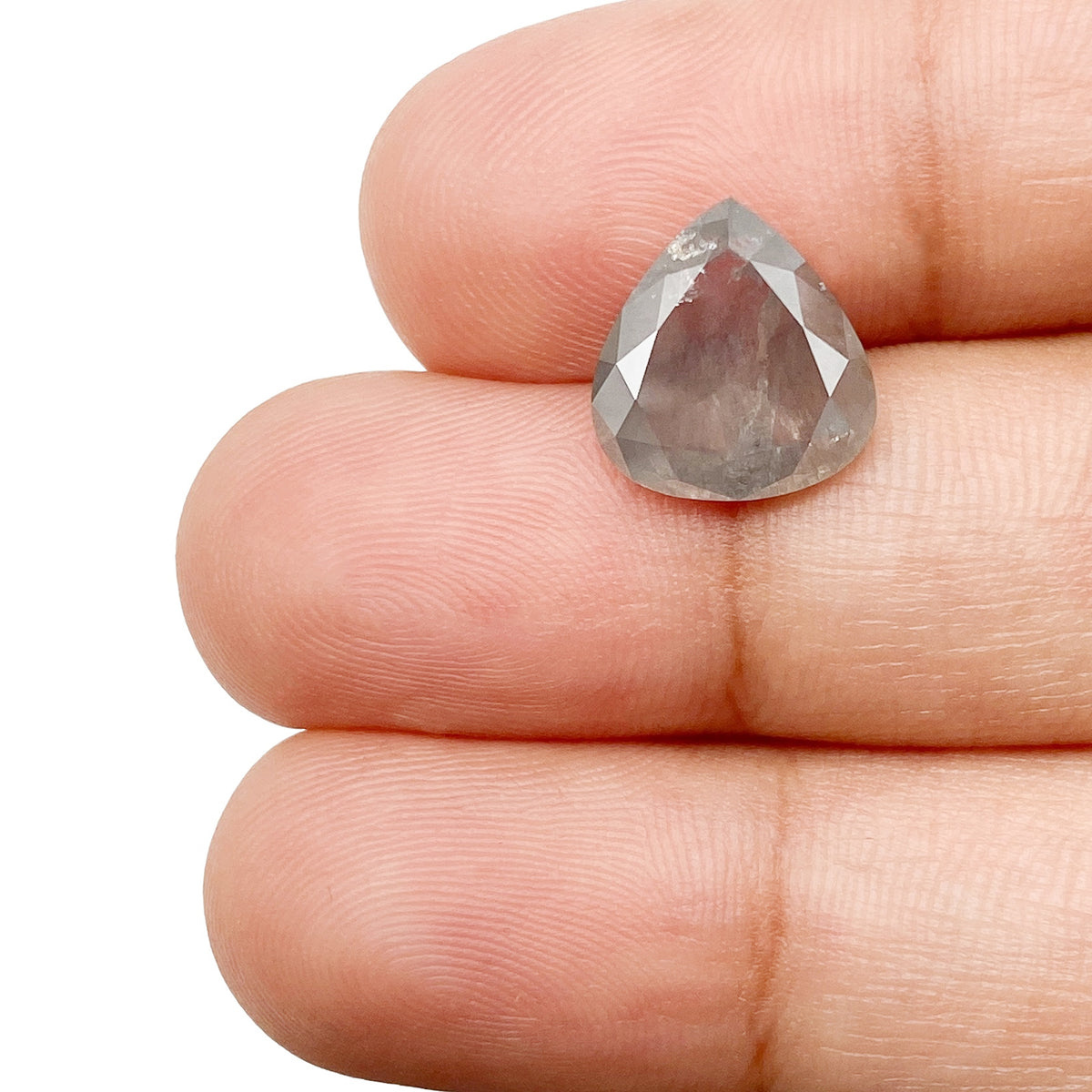 3.32ct | Rustic  Pear Shape Brilliant Cut Diamond - Modern Rustic Diamond