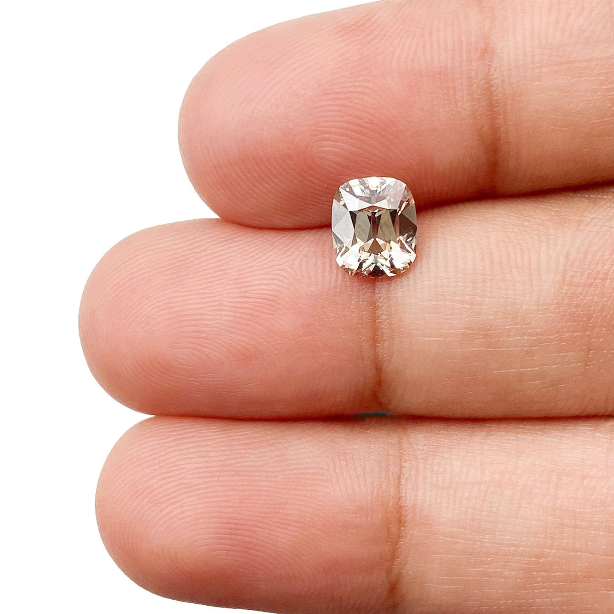 1.07ct | W-X/VVS2 Cushion Shape Old Mine Cut Diamond (GIA) - Modern Rustic Diamond