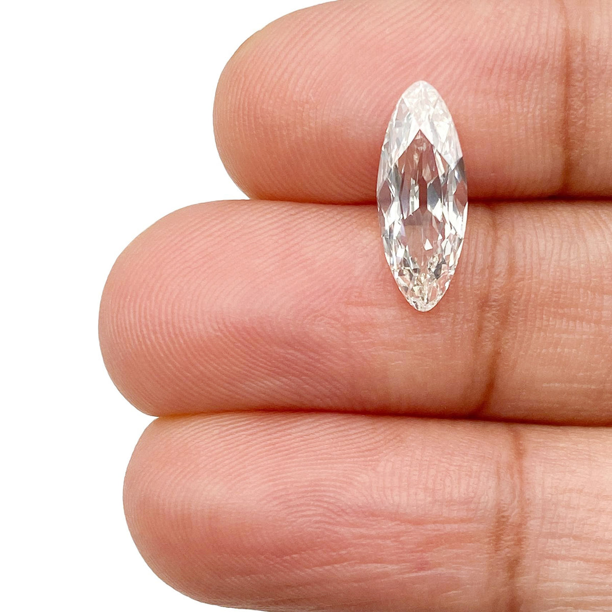 1.05ct | I/VS1 Marquise Shape Old Mine Cut Diamond (GIA) - Modern Rustic Diamond