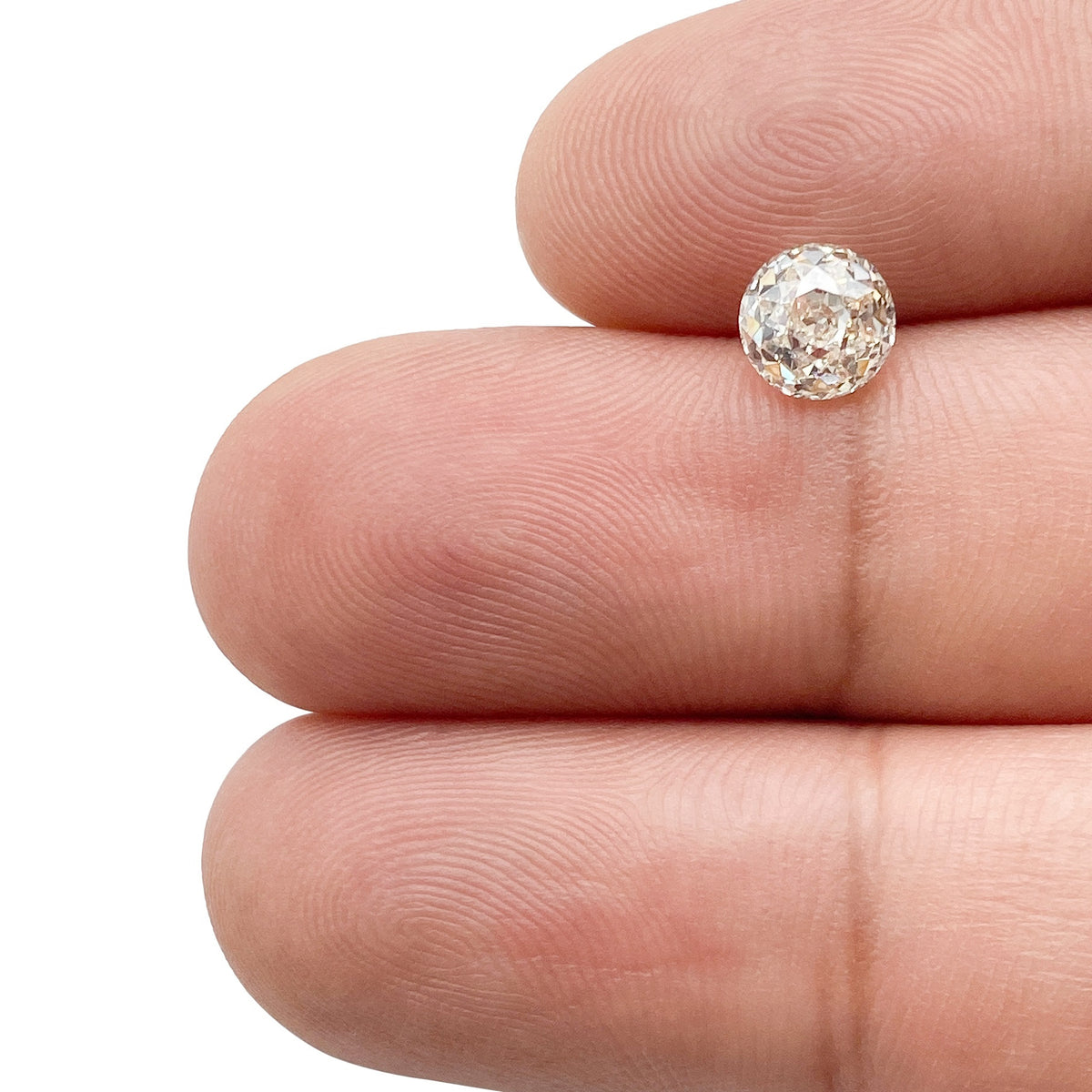 1.10ct | M/VS1 Round Shape Brilliant Cut Diamond (GIA) - Modern Rustic Diamond