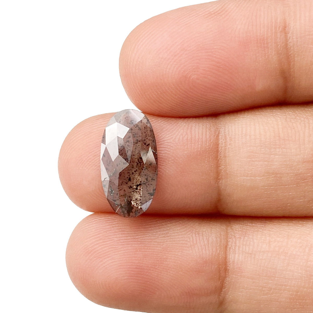 1.53ct | Rustic Oval Shape Rose Cut Diamond - Modern Rustic Diamond