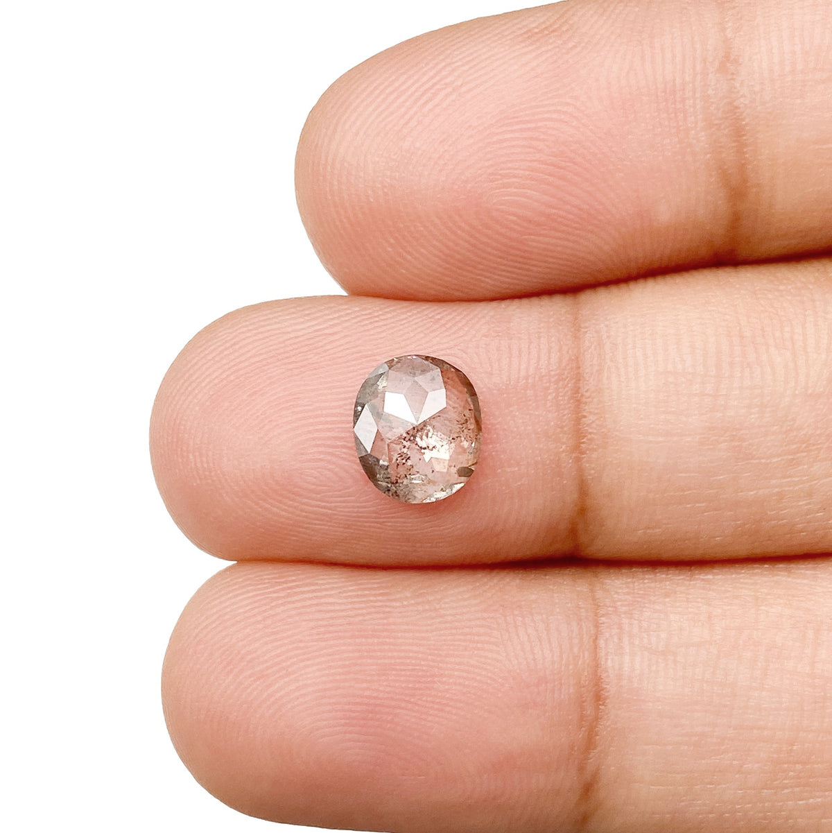 0.80ct | Rustic Cushion Shape Rose Cut Diamond - Modern Rustic Diamond