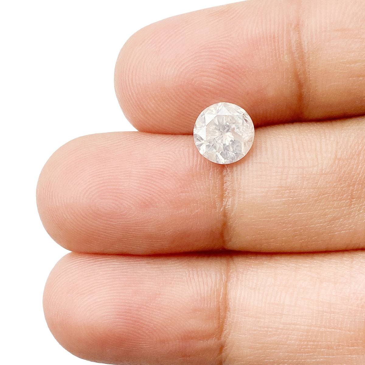 1.36ct | Rustic  Round Shape Brilliant Cut Diamond - Modern Rustic Diamond