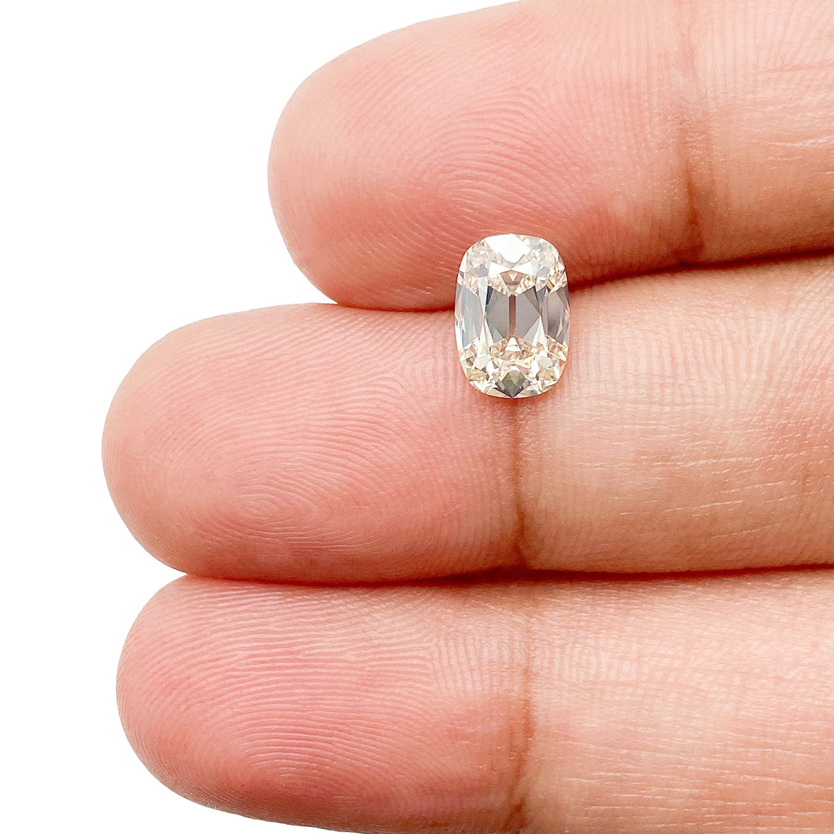 1.17ct | N/VVS2 Cushion Shape Old Mine Cut Diamond (GIA) - Modern Rustic Diamond