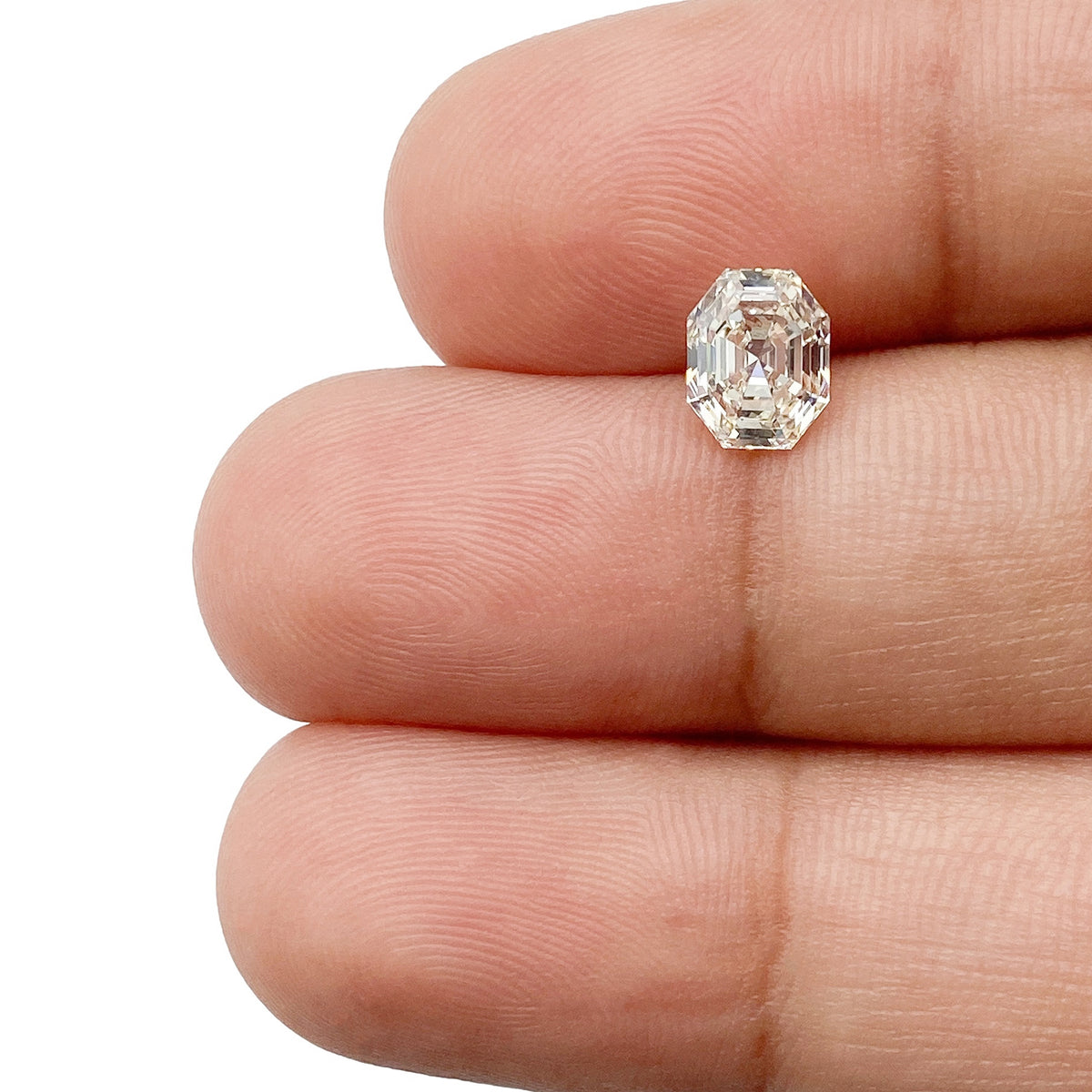 1.01ct | Light Color VS-SI Octagonal Shape Step Cut Diamond - Modern Rustic Diamond