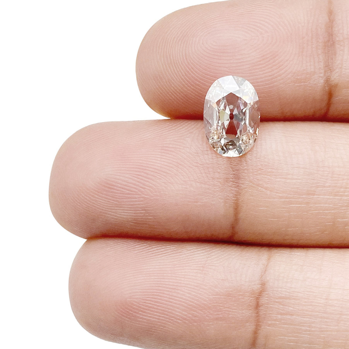 1.21ct | L/VVS2 Oval Shape Old Mine Cut Diamond (GIA) - Modern Rustic Diamond