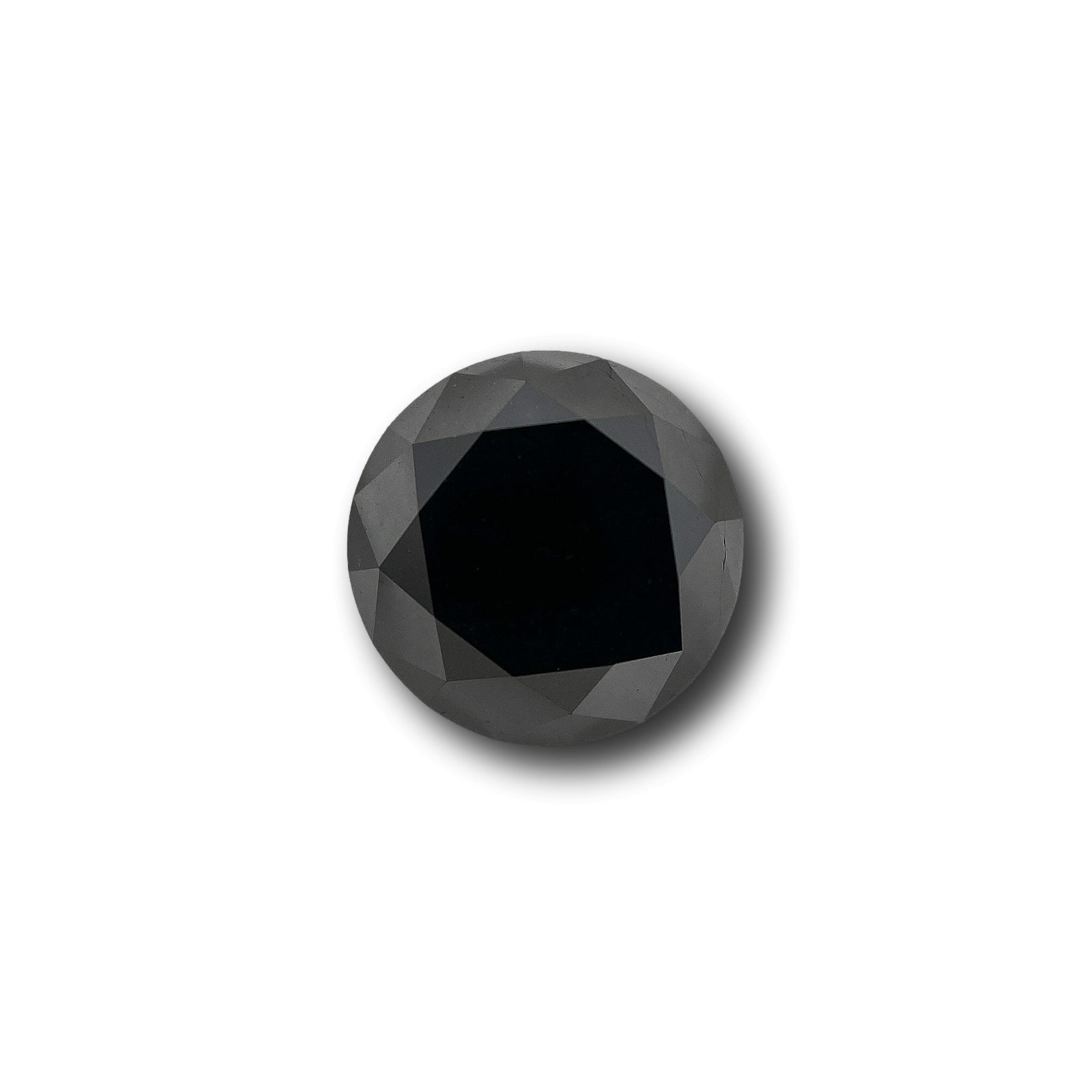 2.62ct | Black/ Round Shape Brilliant Cut Diamond-Modern Rustic Diamond