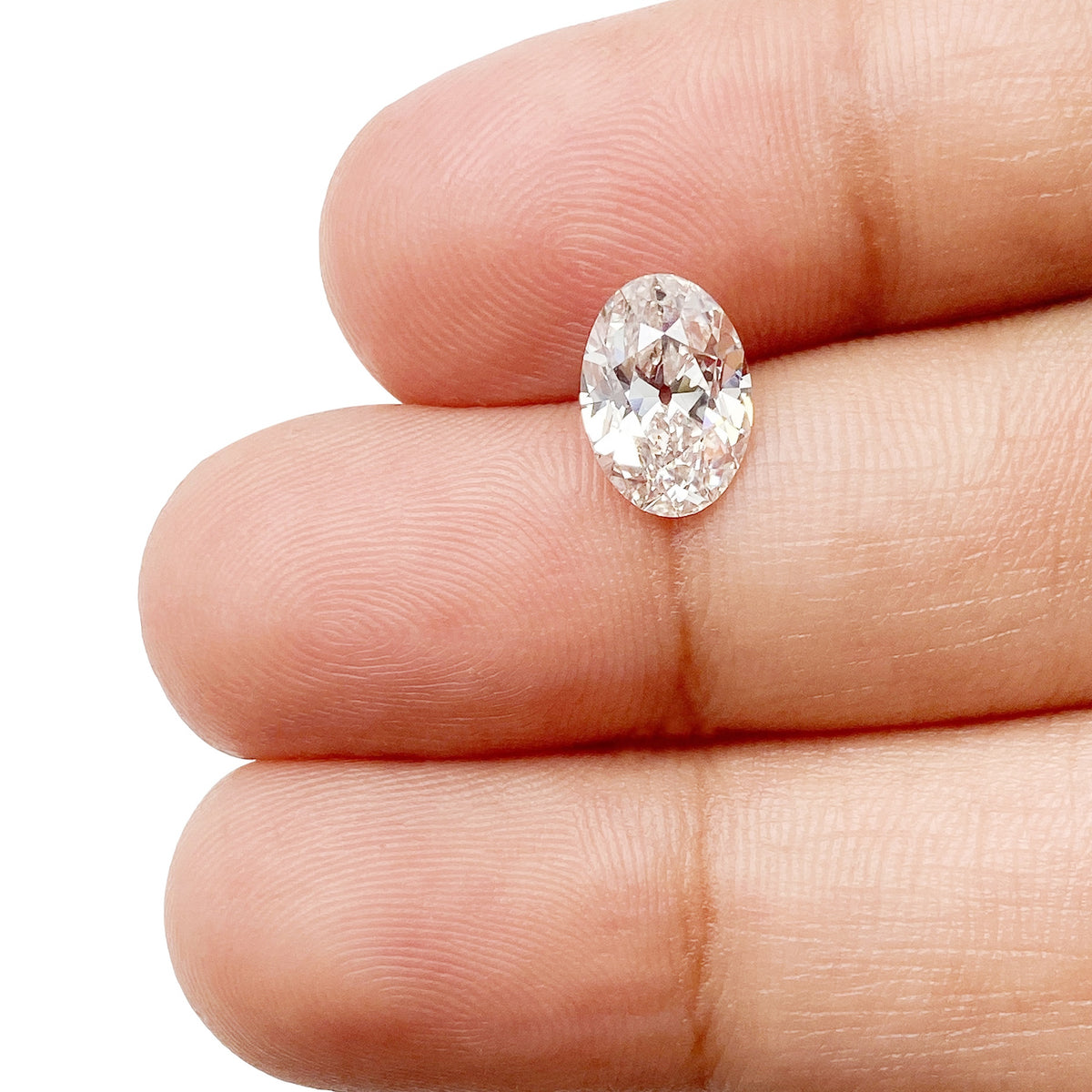 1.58ct | I/VVS1 Oval Shape Old Mine Cut Diamond (GIA) - Modern Rustic Diamond