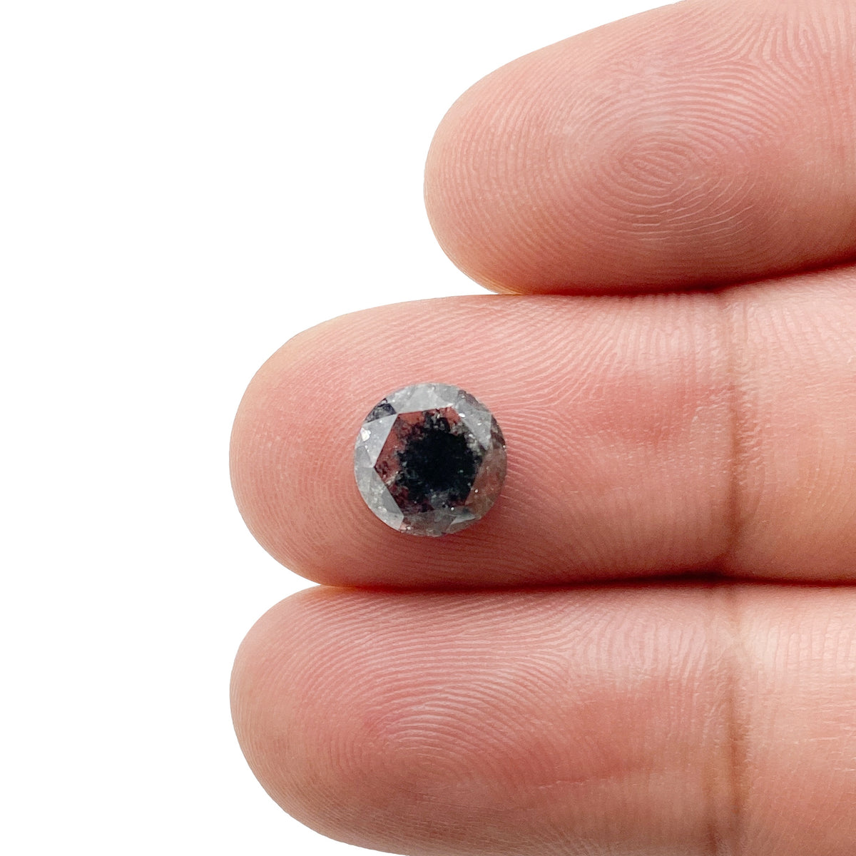 1.50ct | Rustic  Round Shape Rose Cut Diamond - Modern Rustic Diamond