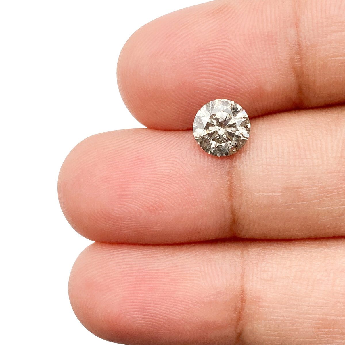 1.06ct | Rustic  Round Shape Brilliant Cut Diamond - Modern Rustic Diamond