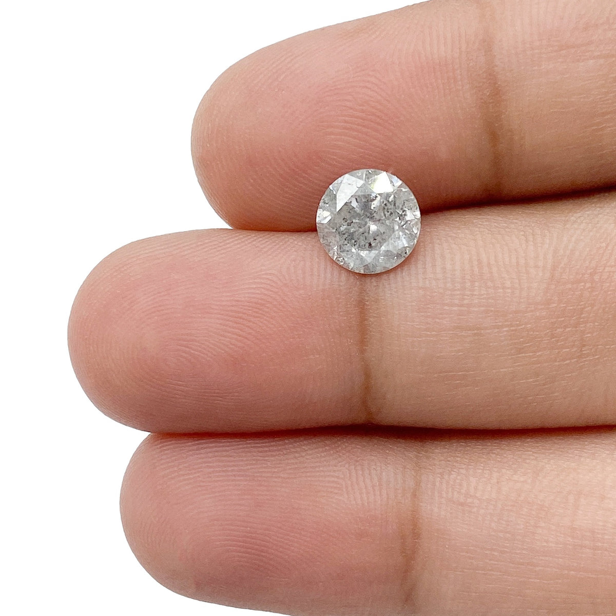 1.46ct | Rustic  Round Shape Brilliant Cut Diamond - Modern Rustic Diamond