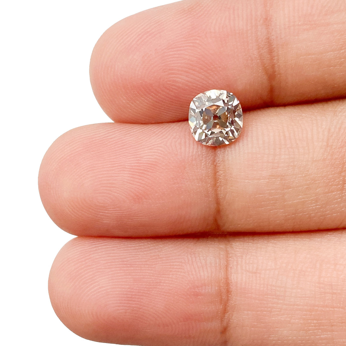 1.13ct | W-X/VS1 Cushion Shape Old Mine Cut Diamond (GIA) - Modern Rustic Diamond