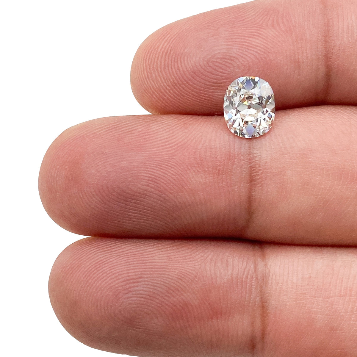 1.53ct | H/VS1 Cushion Shape Old Mine Cut Diamond (GIA) - Modern Rustic Diamond