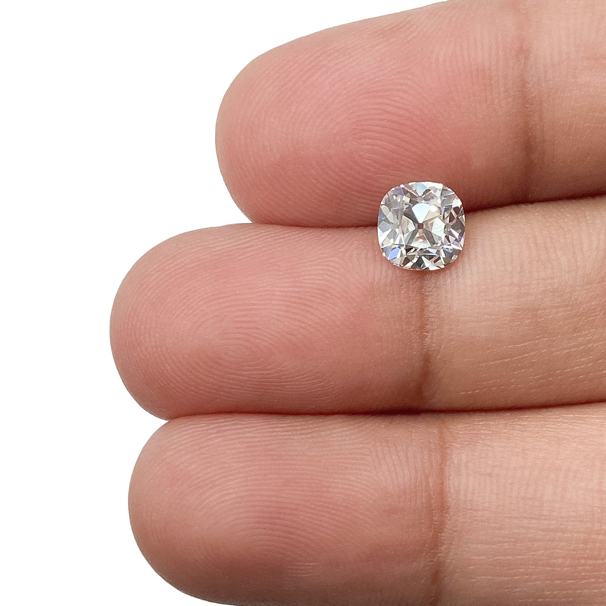 1.03ct | J/VVS1 Cushion Shape Old Mine Cut Diamond (GIA) - Modern Rustic Diamond