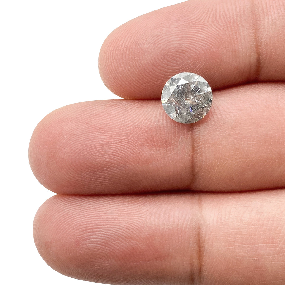 1.89ct | Rustic  Round Shape Brilliant Cut Diamond - Modern Rustic Diamond