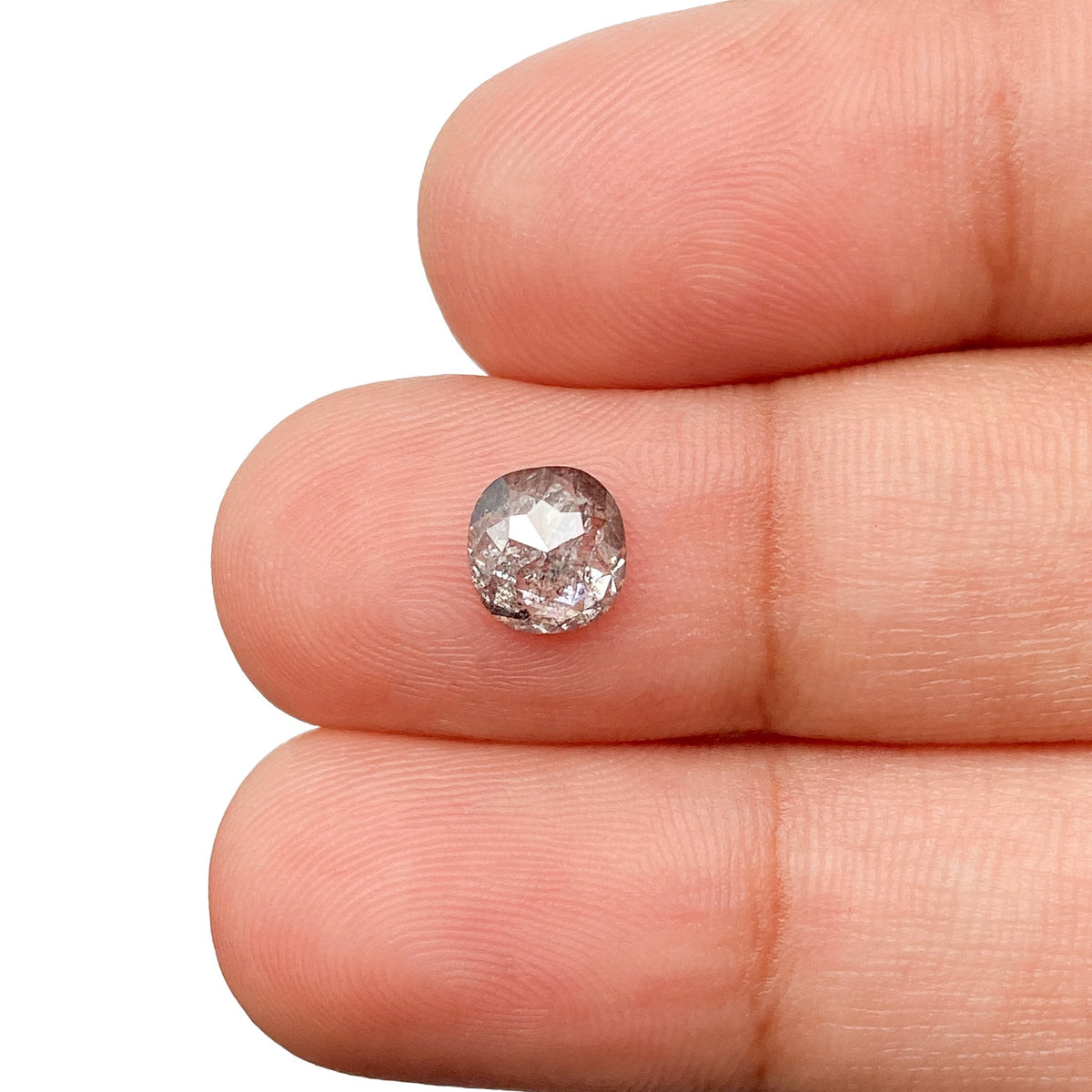 0.87ct | Rustic Cushion Shape Rose Cut Diamond - Modern Rustic Diamond