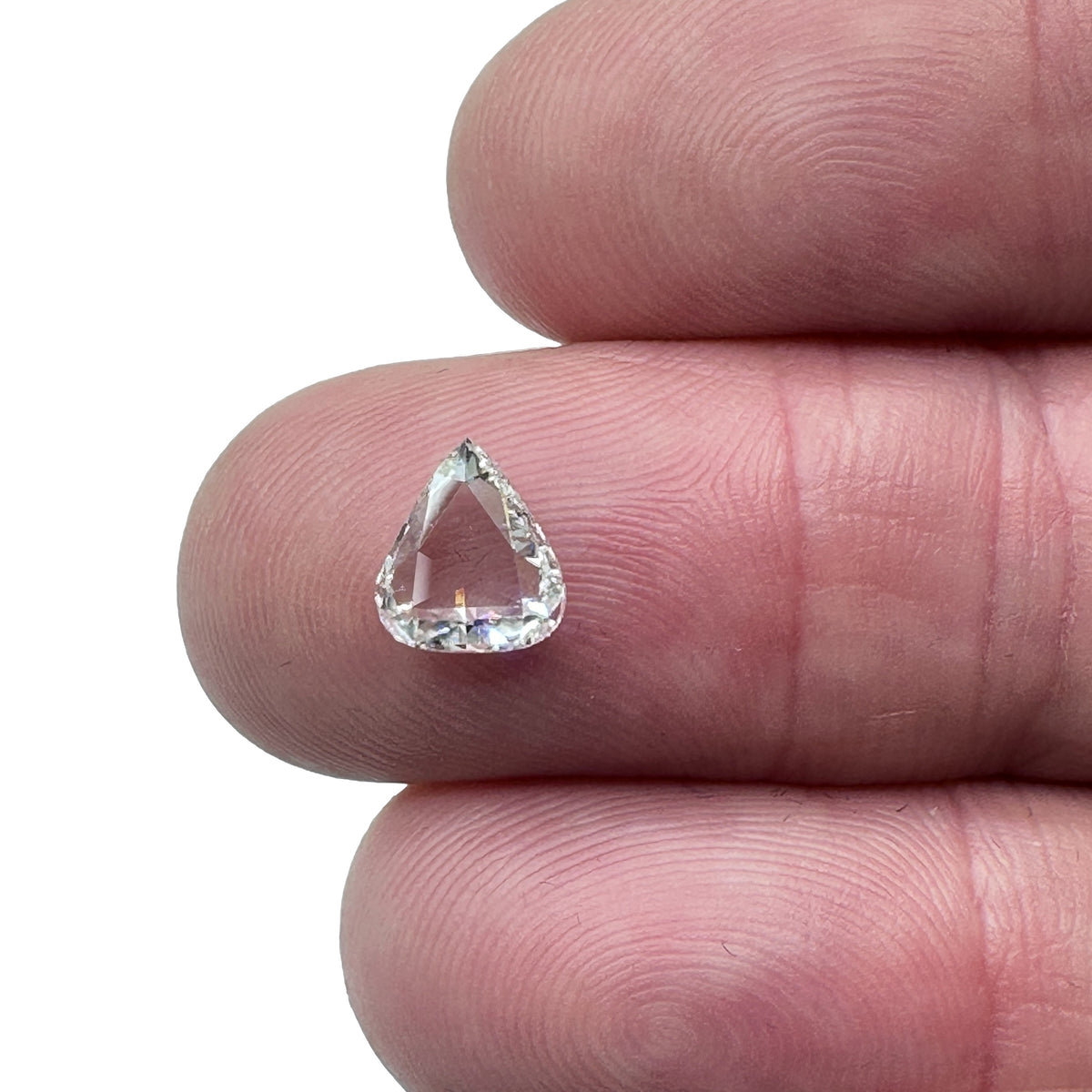 1.05ct | H/VVS2 Pear Shape Rose Cut Diamond (GIA) - Modern Rustic Diamond