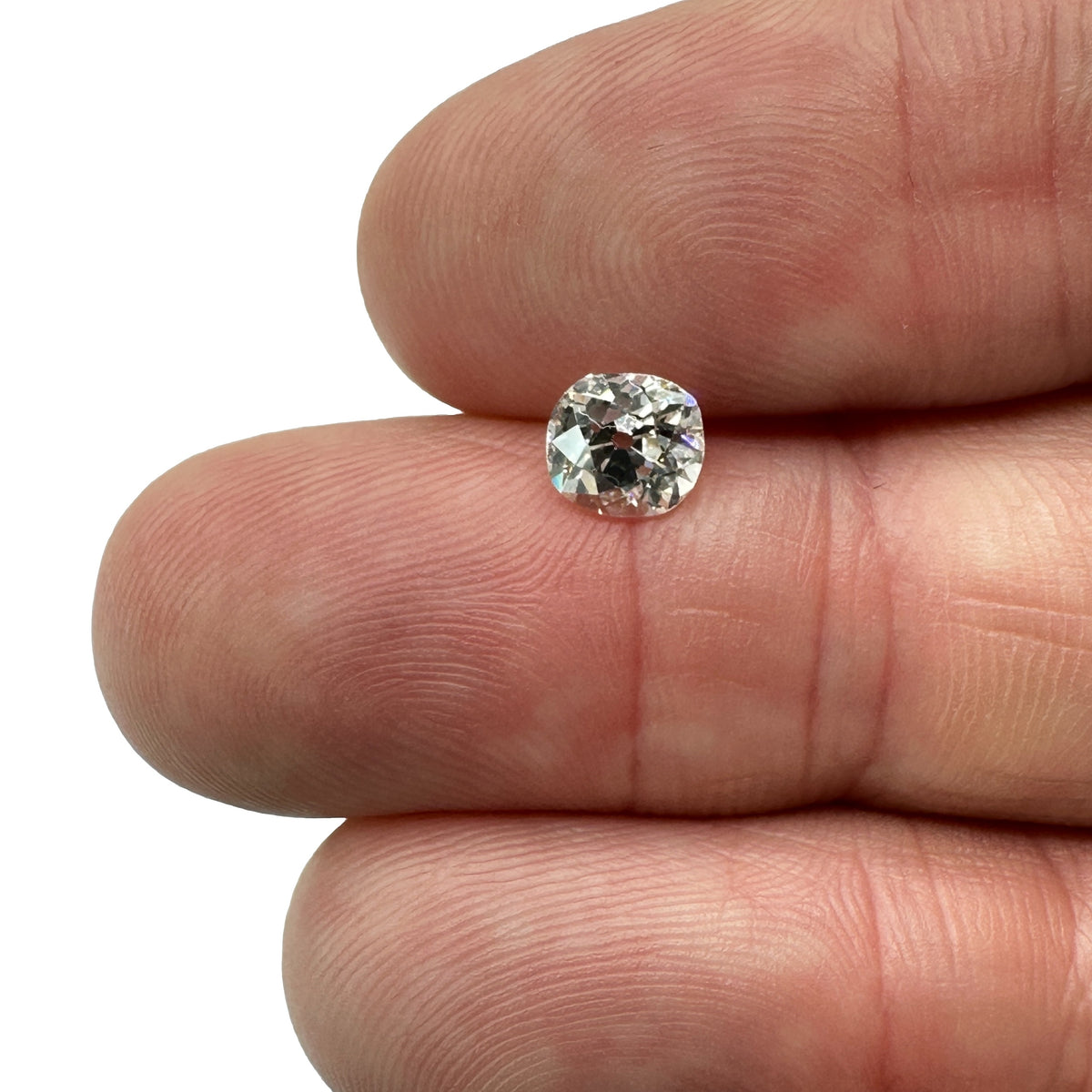 1.00ct | G-H/VS-SI Cushion Shape Old Mine Cut Diamond - Modern Rustic Diamond