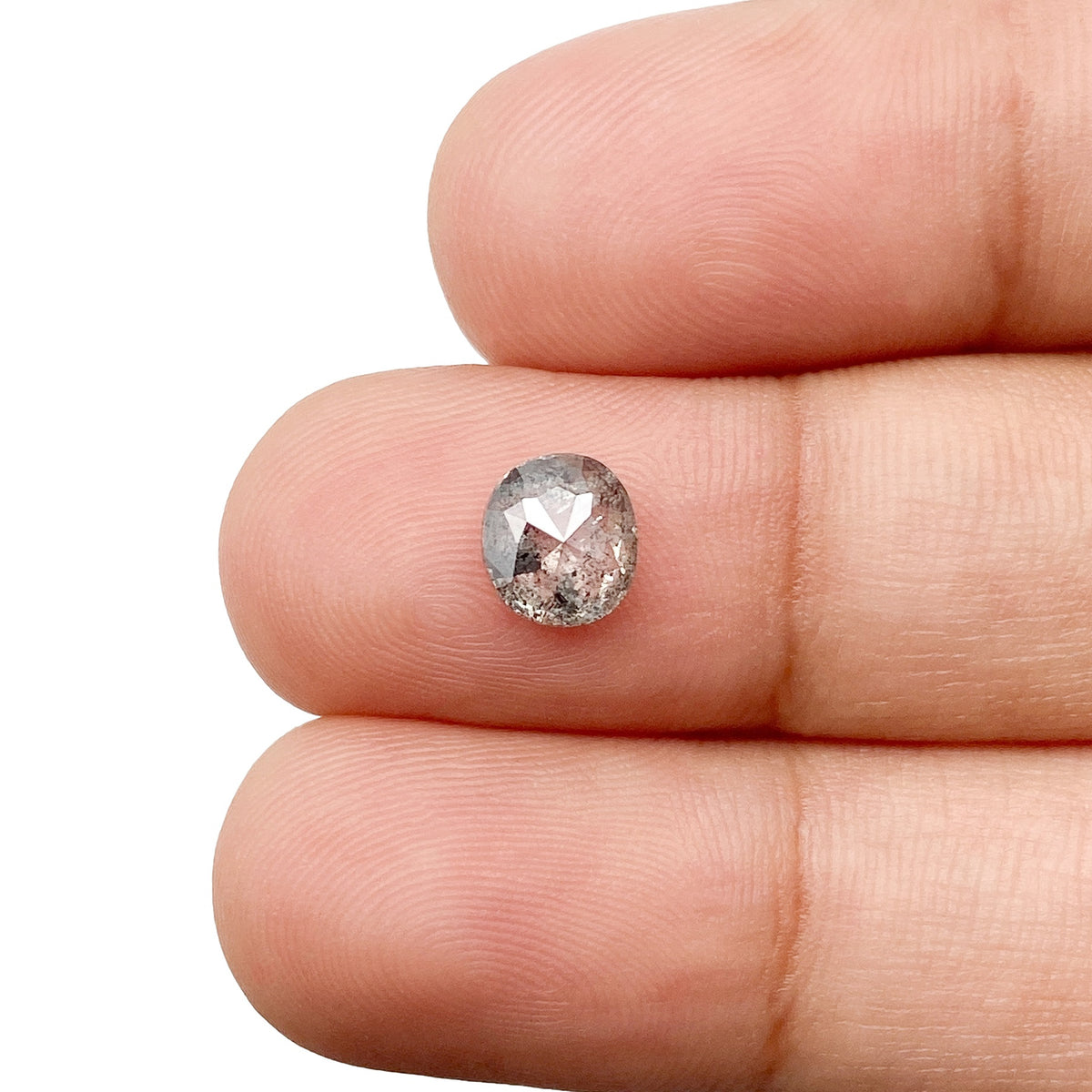 0.88ct | Rustic  Cushion Shape Rose Cut Diamond - Modern Rustic Diamond