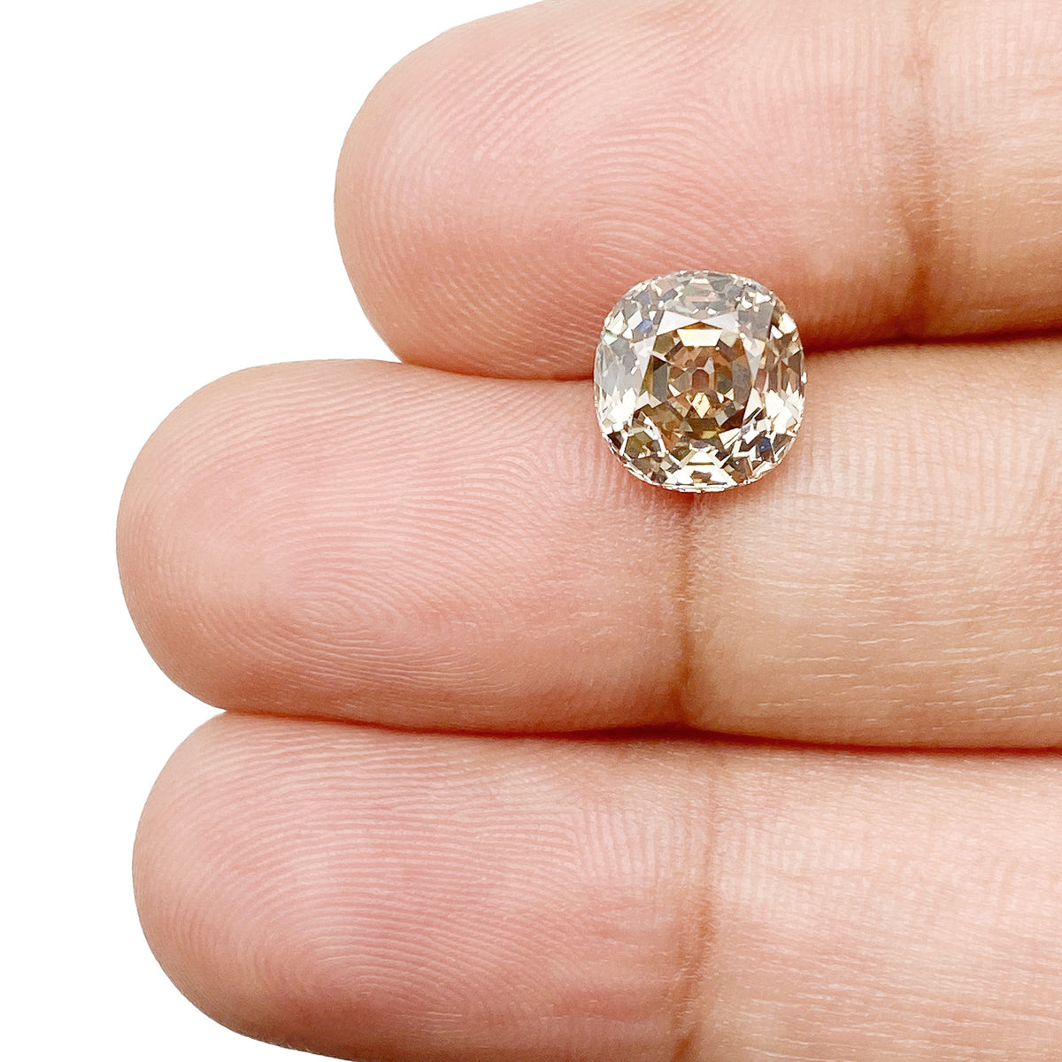 2.19ct | Fancy Light Brown SI1 Cushion Shape Old Mine Cut Diamond (GIA) - Modern Rustic Diamond