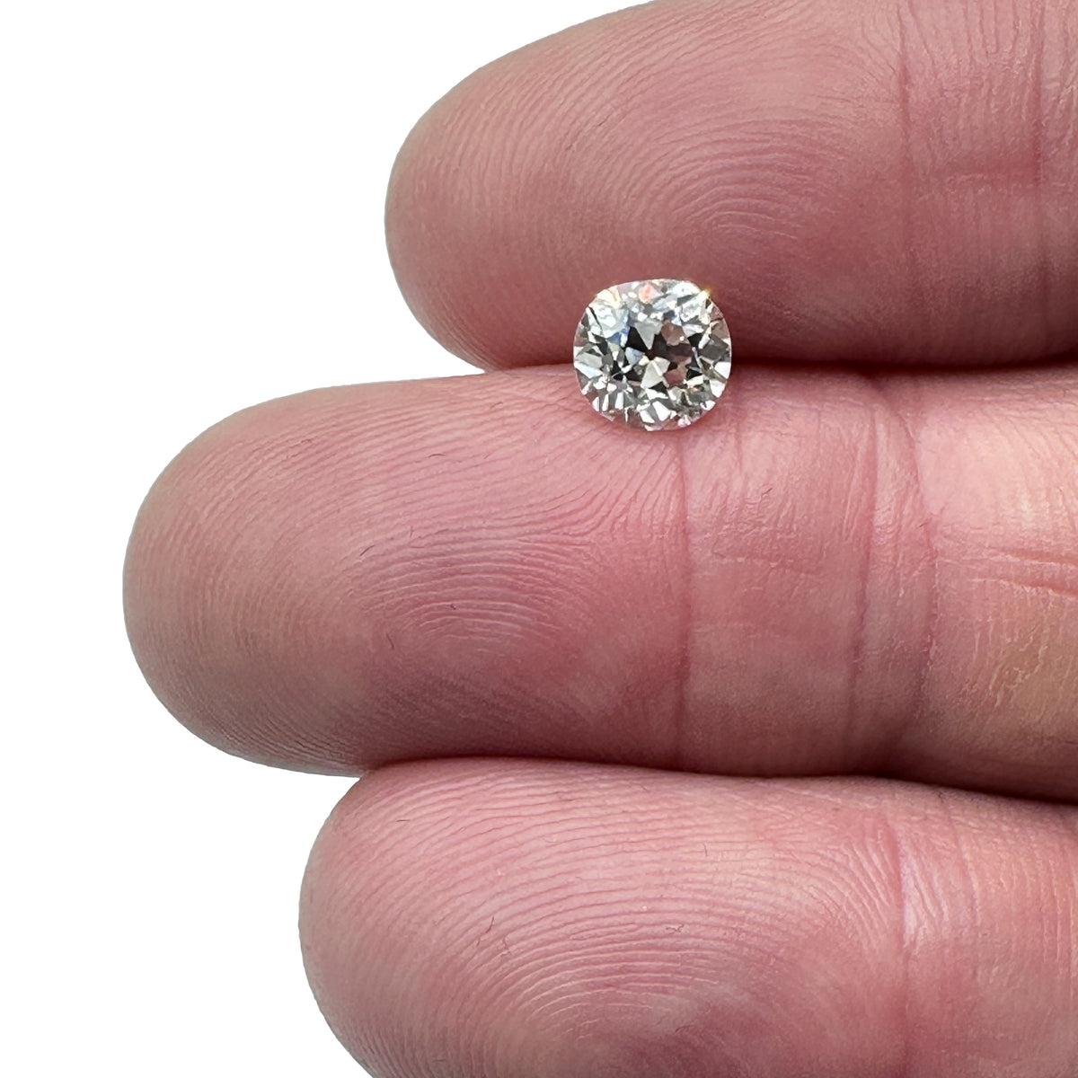 1.14ct | L/VS2 Cushion Shape Old Mine Cut Diamond (GIA) - Modern Rustic Diamond