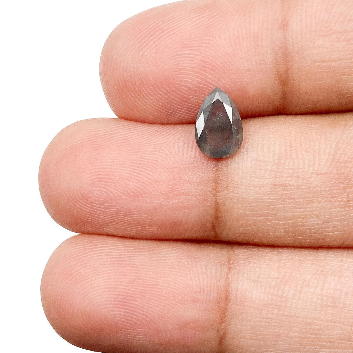 0.93ct | Rustic  Pear Shape Brilliant Cut Diamond - Modern Rustic Diamond