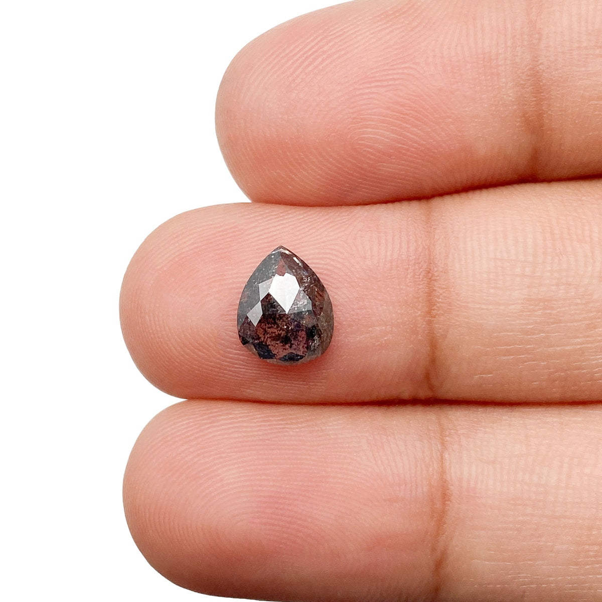 0.92ct | Rustic  Pear Shape Rose Cut Diamond - Modern Rustic Diamond