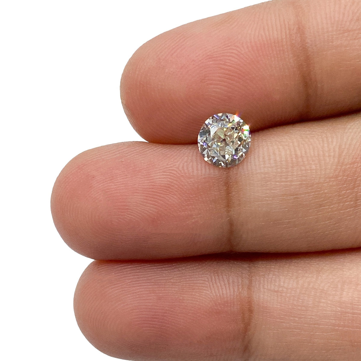 1.04ct | K/VVS2 Round Shape Old European Cut Diamond (GIA) - Modern Rustic Diamond