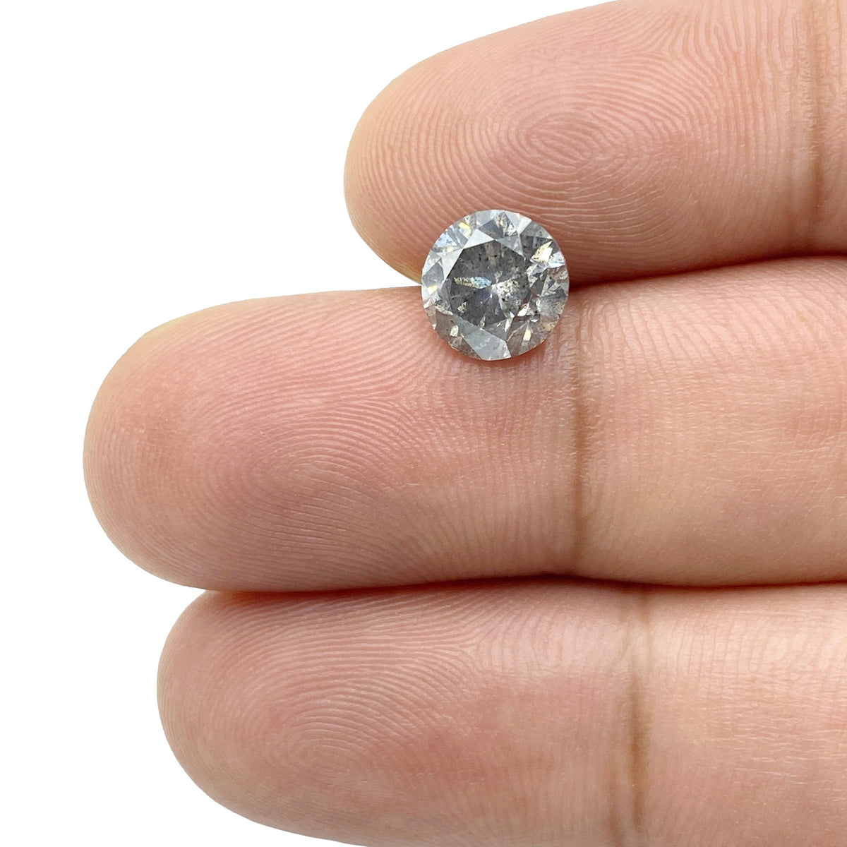 2.00ct | Rustic  Round Shape Brilliant Cut Diamond - Modern Rustic Diamond