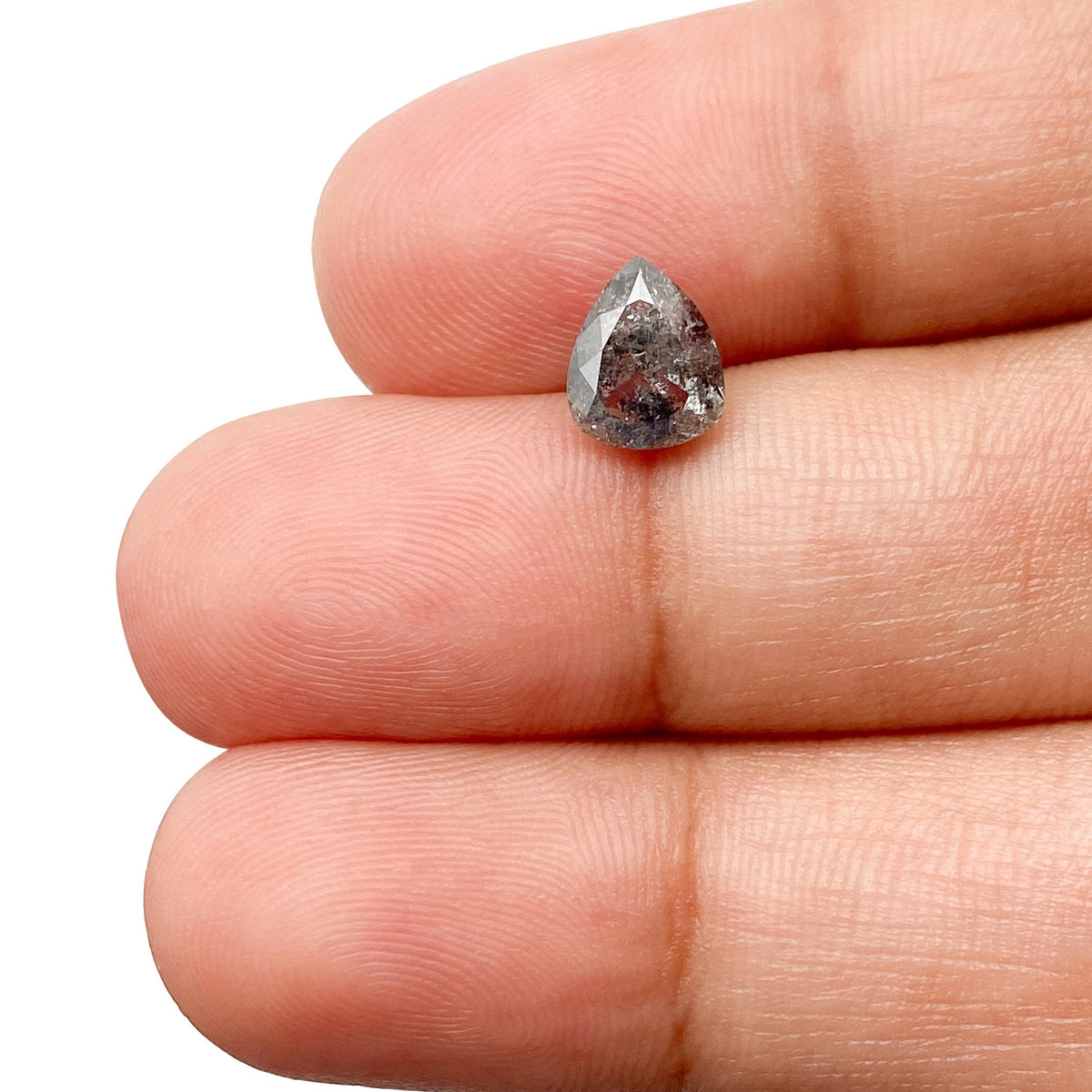 1.30ct | Rustic  Pear Shape Brilliant Cut Diamond - Modern Rustic Diamond