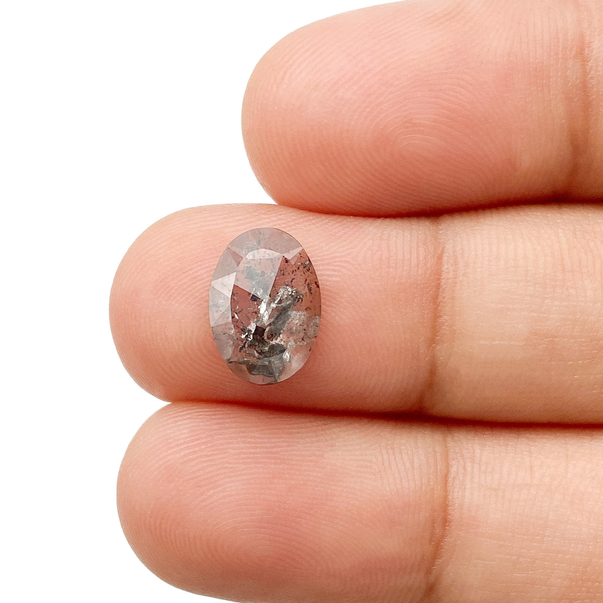 1.48ct | Rustic Oval Shape Rose Cut Diamond - Modern Rustic Diamond