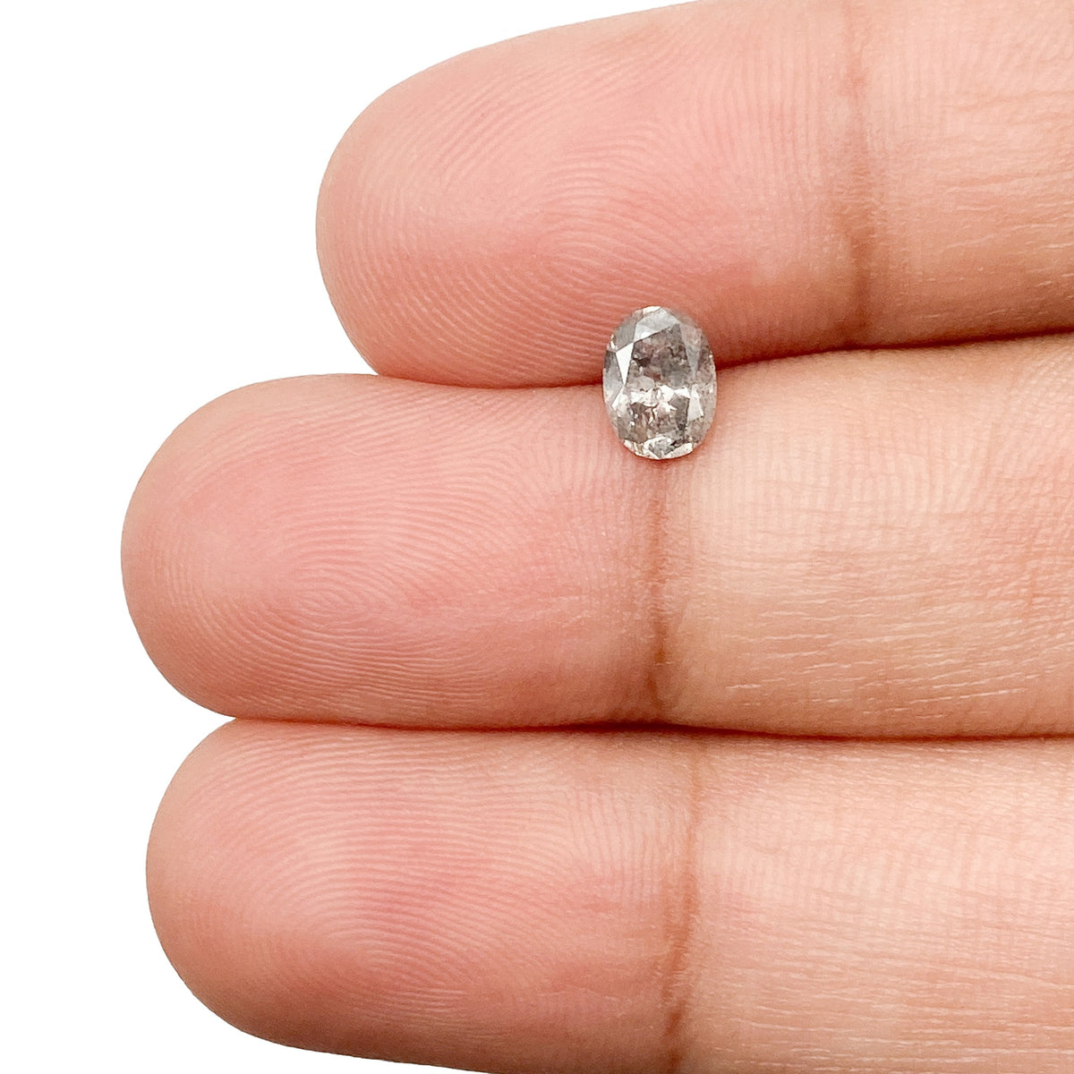 0.53ct | Rustic  Oval Shape Brilliant Cut Diamond - Modern Rustic Diamond