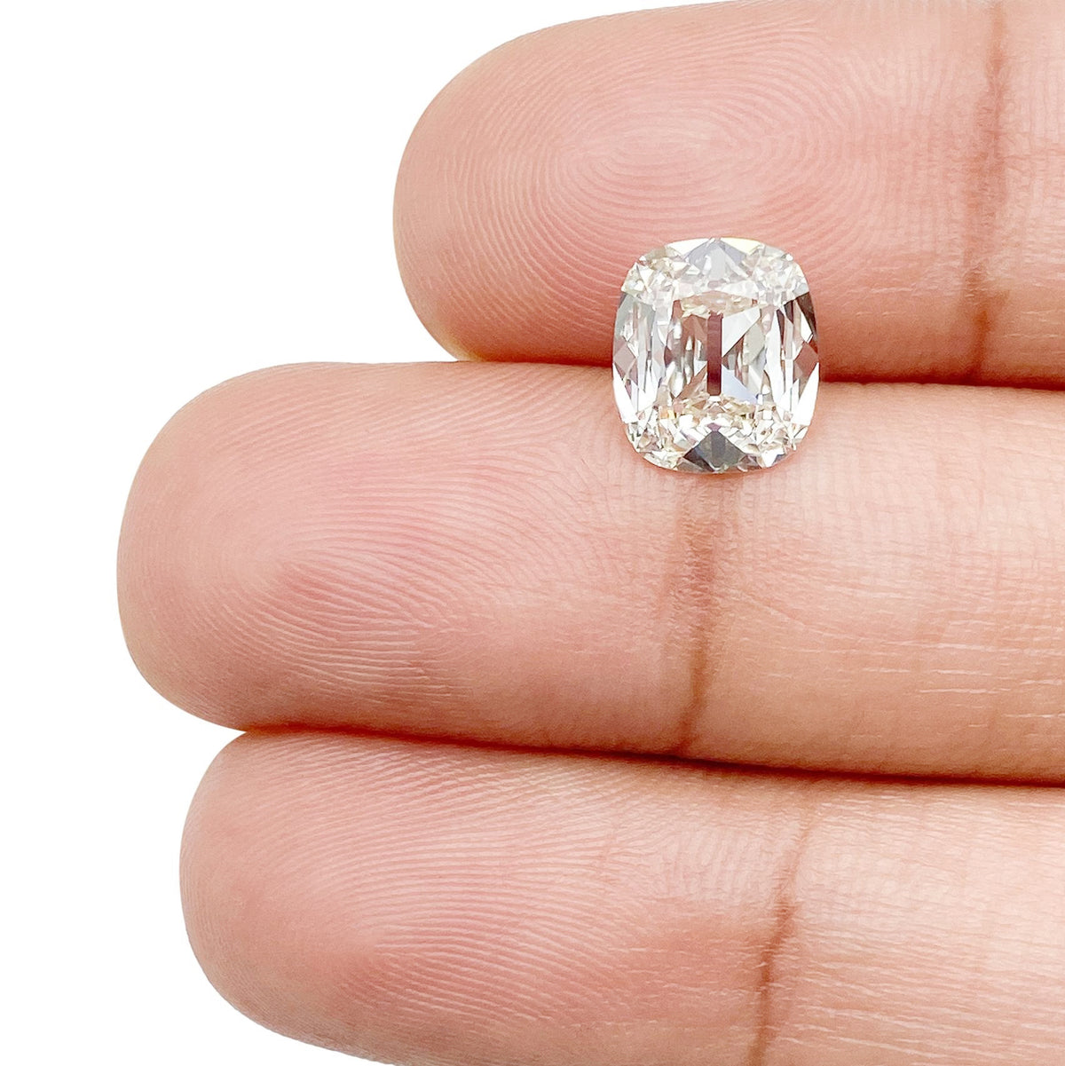1.83ct | J/VVS2 Cushion Shape Old Mine Cut Diamond (GIA) - Modern Rustic Diamond