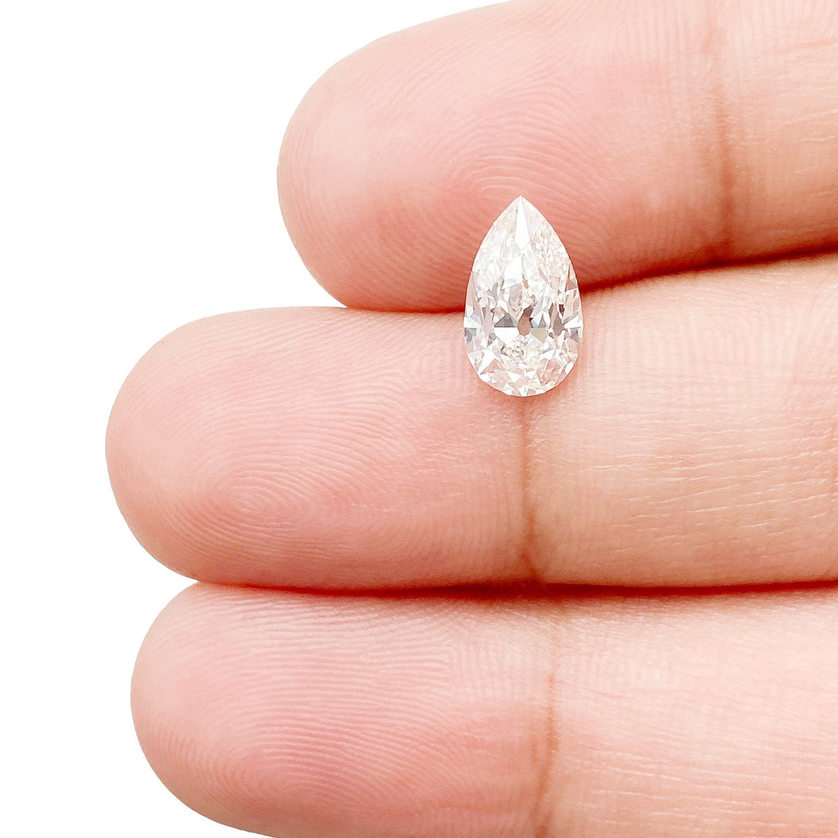 1.18ct | H/VS1 Pear Shape Old Mine Cut Diamond (IGI) - Modern Rustic Diamond
