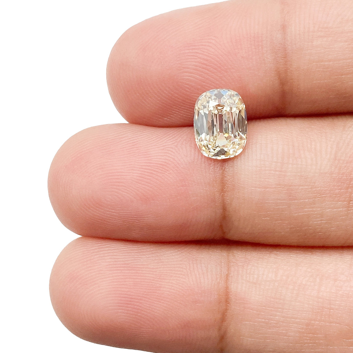1.54ct | U-V/VS1 Cushion Shape Old Mine Cut Diamond (GIA) - Modern Rustic Diamond