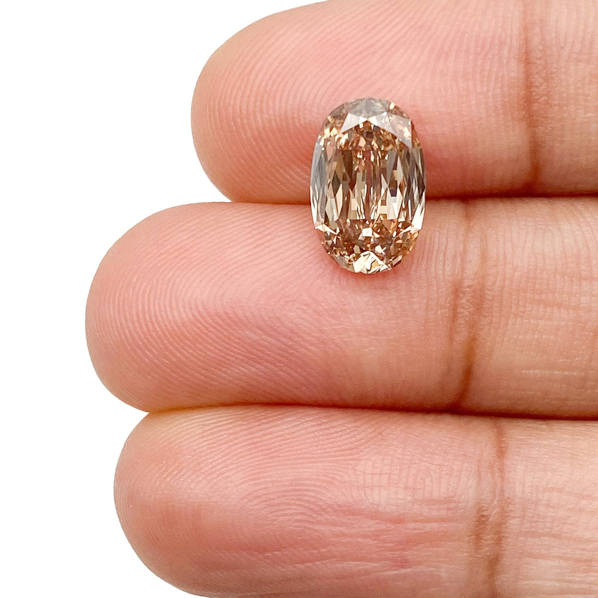 2.07ct | Fancy Brown VS2 Oval Shape Old Mine Cut Diamond (GIA) - Modern Rustic Diamond