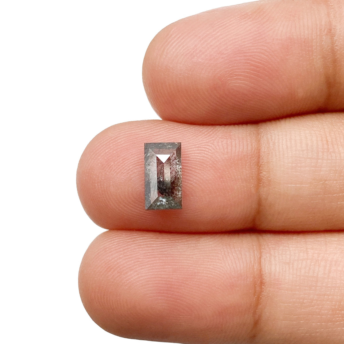1.01ct | Rustic Baguette Shape Rose Cut Diamond - Modern Rustic Diamond