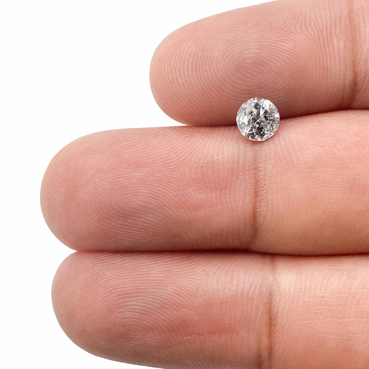 0.56ct | Rustic Round Shape Brilliant Cut Diamond - Modern Rustic Diamond