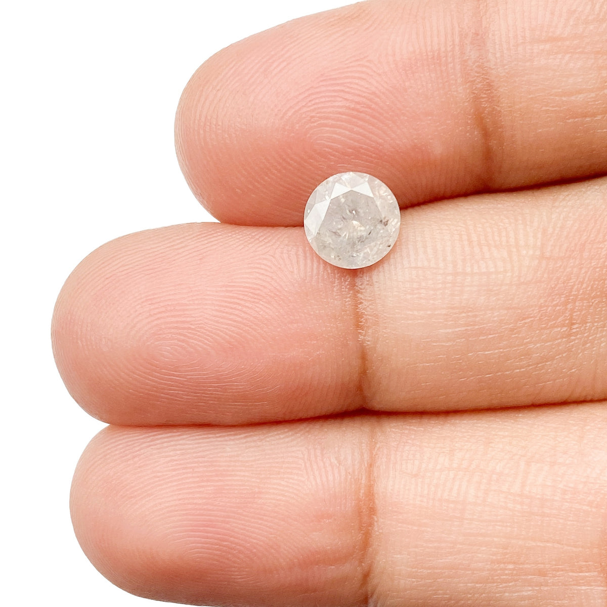 1.08ct | Rustic Round Shape Brilliant Cut Diamond - Modern Rustic Diamond