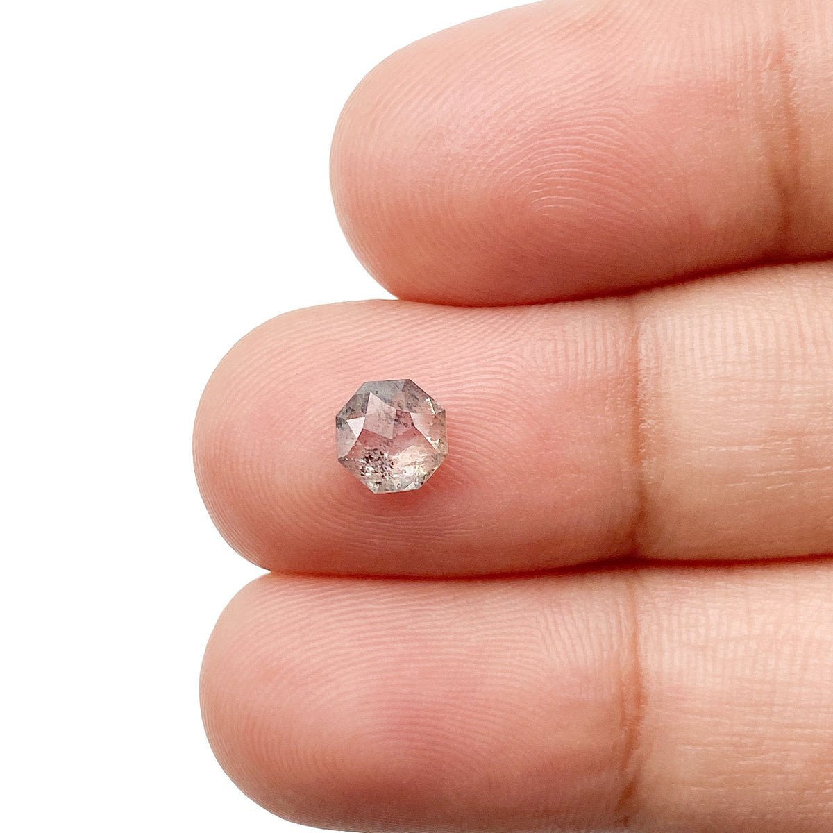0.67ct | Rustic  Octagonal Shape Step Cut Diamond - Modern Rustic Diamond