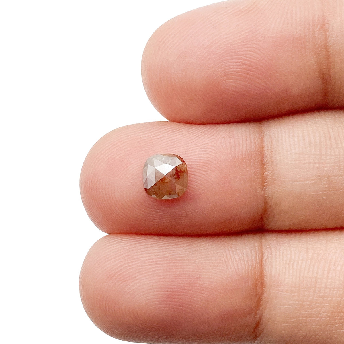 0.59ct | Rstc/ Cushion Shape Rose Cut Diamond - Modern Rustic Diamond